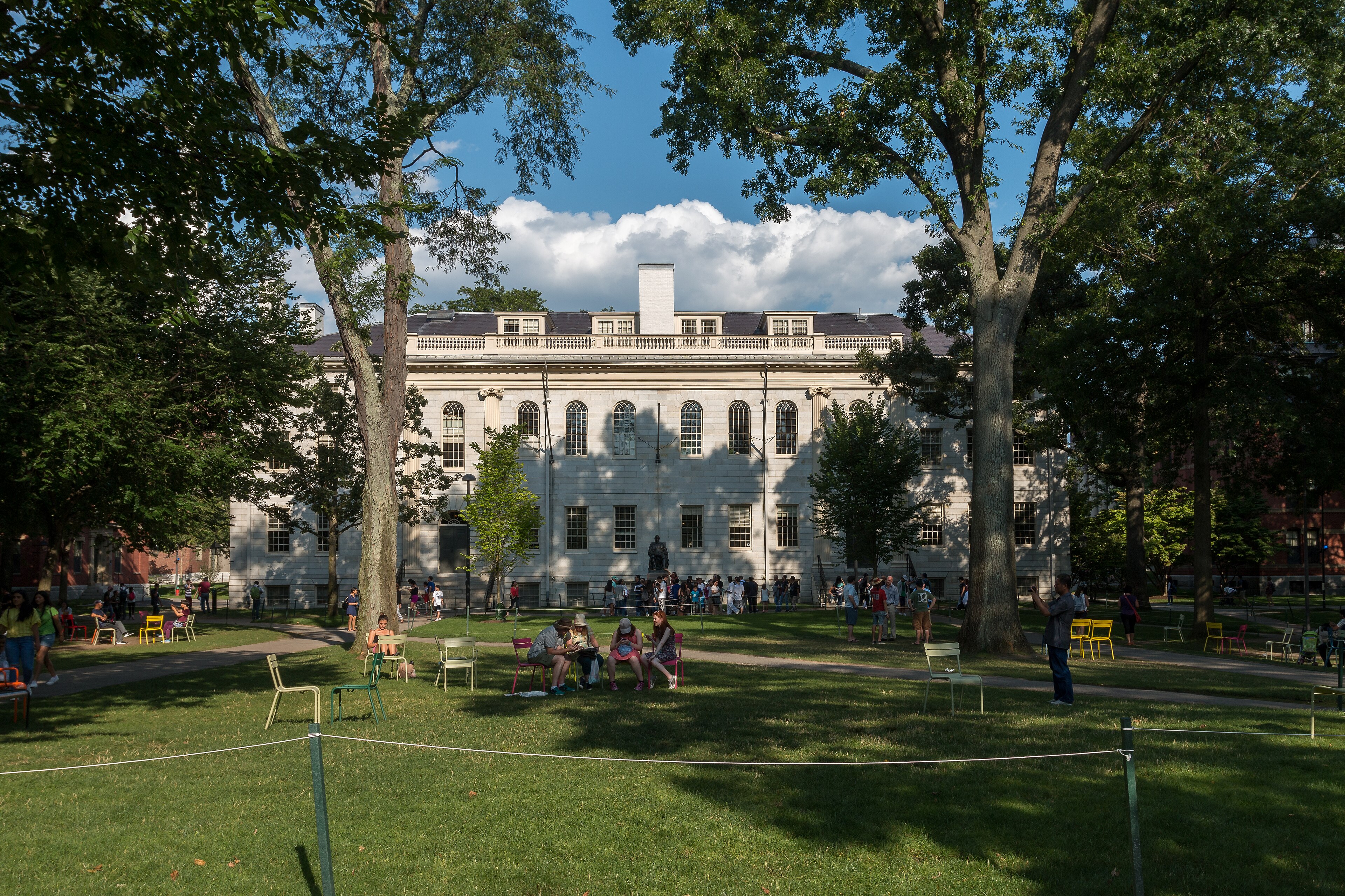 Harvard Yard in Cambridge, Massachusetts