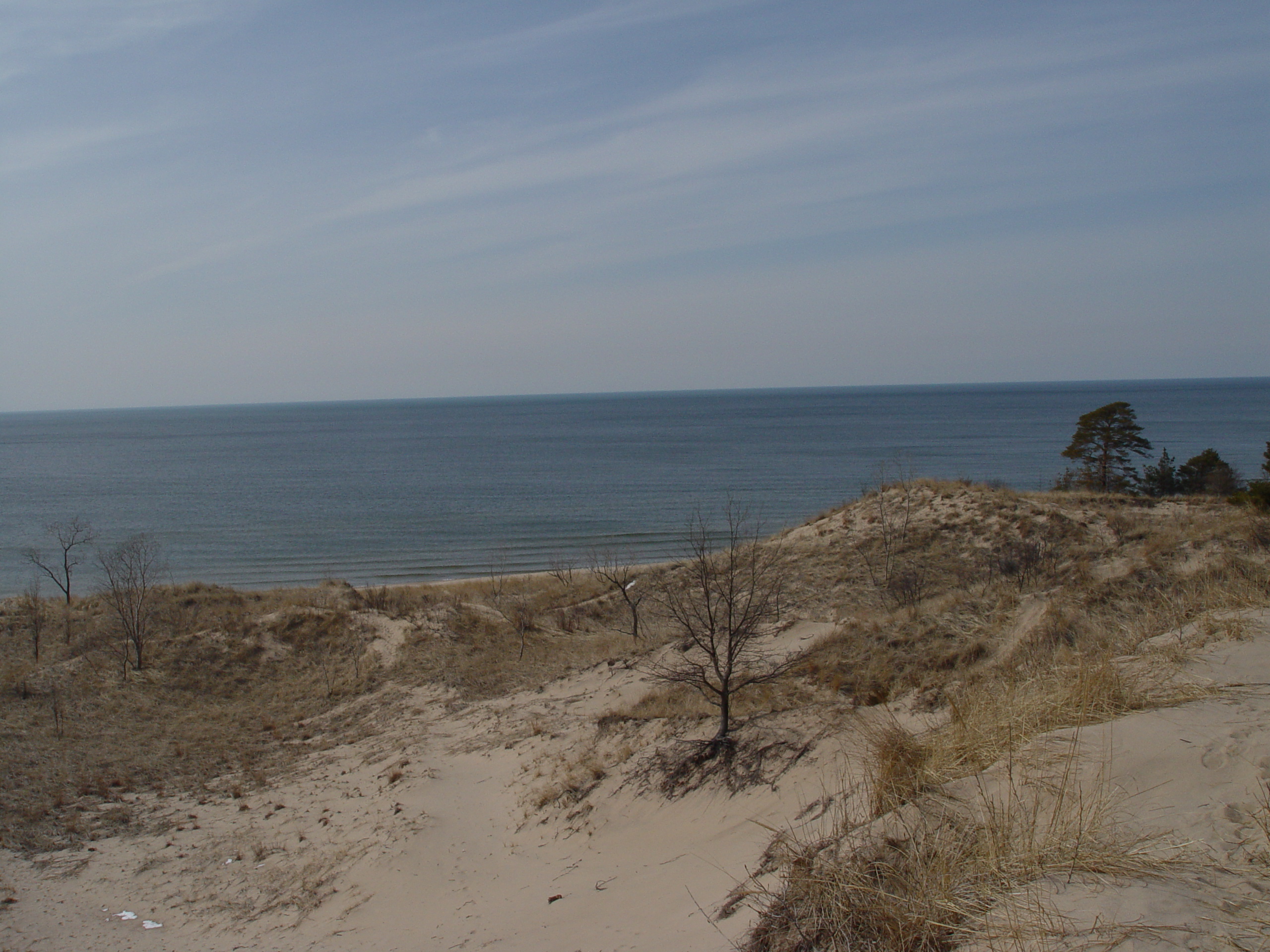 Lake Michigan from the dunes at Saugatuck Dunes State Park